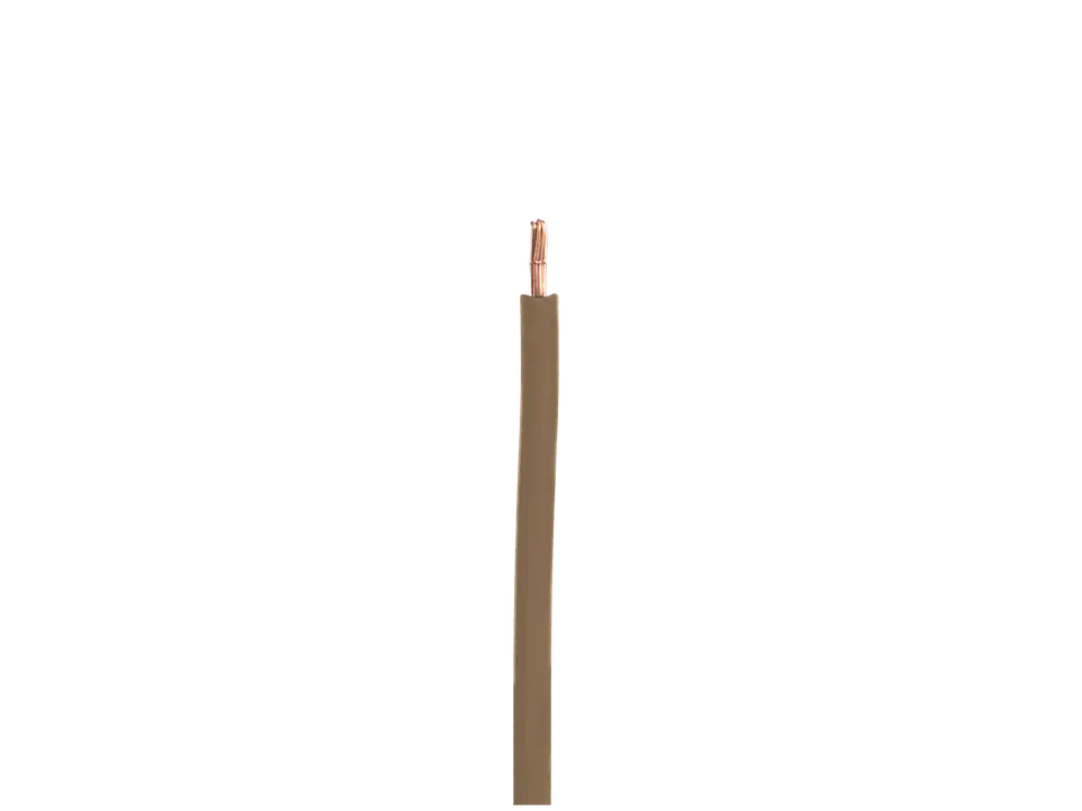 WIRE 4MM 1C 100M BROWN ORANGE